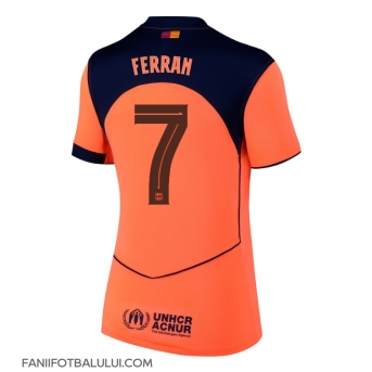 Barcelona Ferran Torres #7 Tricou Fotbal Replică 2025-26 Femei Treilea